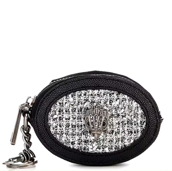 Kurt Geiger Handbags - NWT Kurt Geiger London Tweed Leather Coin Purse